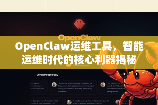 OpenClaw运维工具，智能运维时代的核心利器揭秘-第1张图片-OpenClaw 中文站-AI龙虾中文社区
