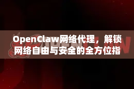 OpenClaw网络代理，解锁网络自由与安全的全方位指南