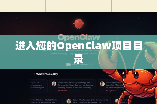 进入您的OpenClaw项目目录