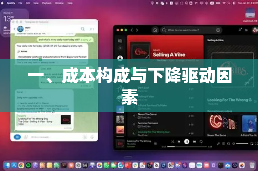 一、成本构成与下降驱动因素